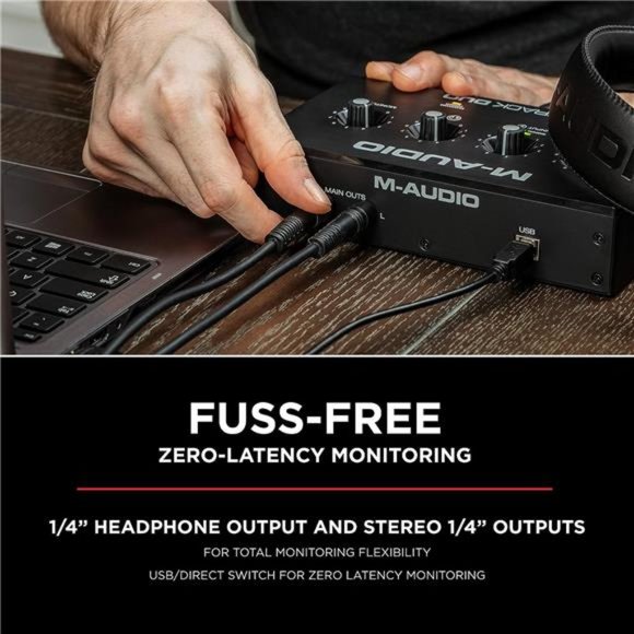 M-Track Duo – USB Audio Interface for Recording, Streaming and Podcasting - Picture 4 of 5